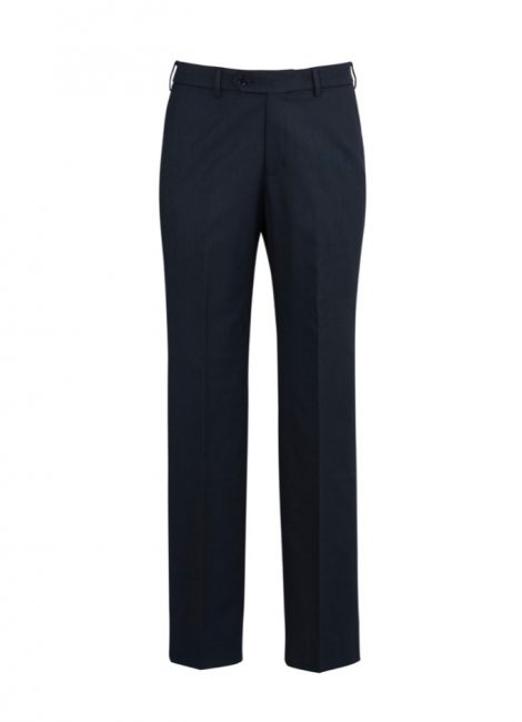 70112S Mens Flat Front Pant Stout - Navy