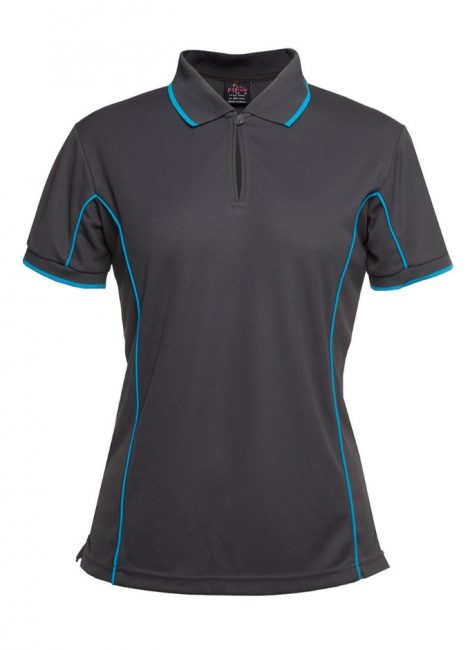 7LPI Piping Ladies Polo
