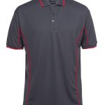 Charcoal/Red