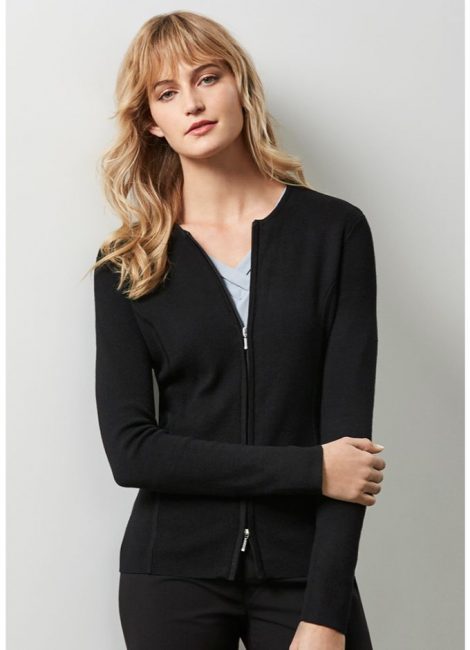 LC3505 Ladies 2-Way Zip Cardigan