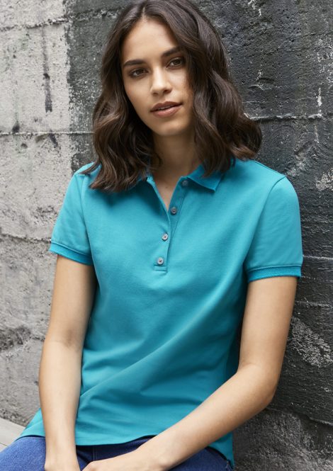 P105LS Womens City Short Sleeve Polo