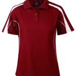 Maroon/White