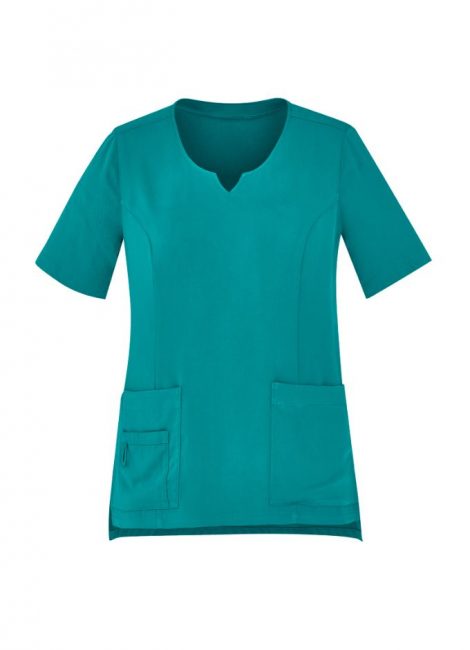 CST942LS Womens Round Neck Tailored Fit Scrub TOP