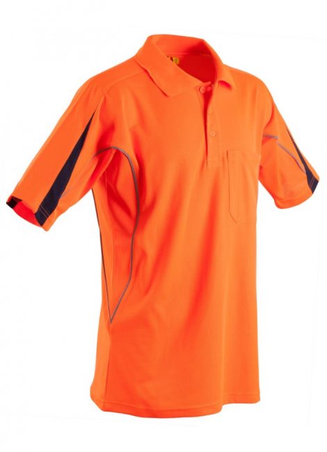 SW25A Hi-Vis Legend Short Sleeve with Reflective Piping