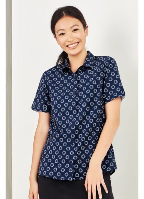 CS948LS Womens Print S/S Shirt